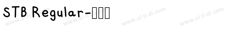 STB Regular字体转换